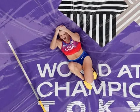 Moon wins third world championship vaulting title in nail-biting Tokyo final